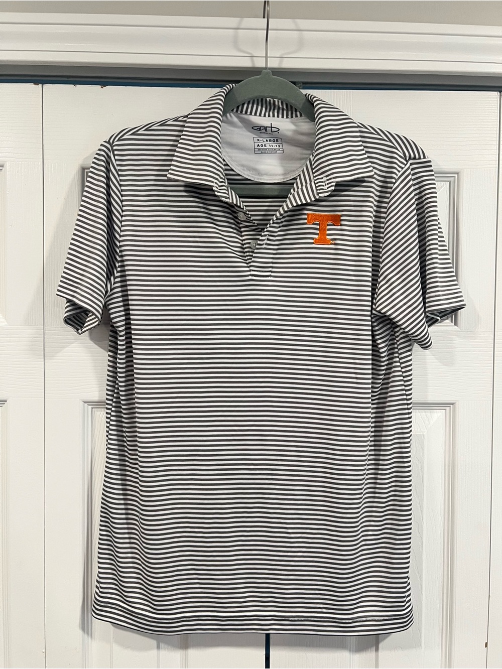 Garb Tennessee Volunteers UT Vols Striped Polo Youth XL 11-12